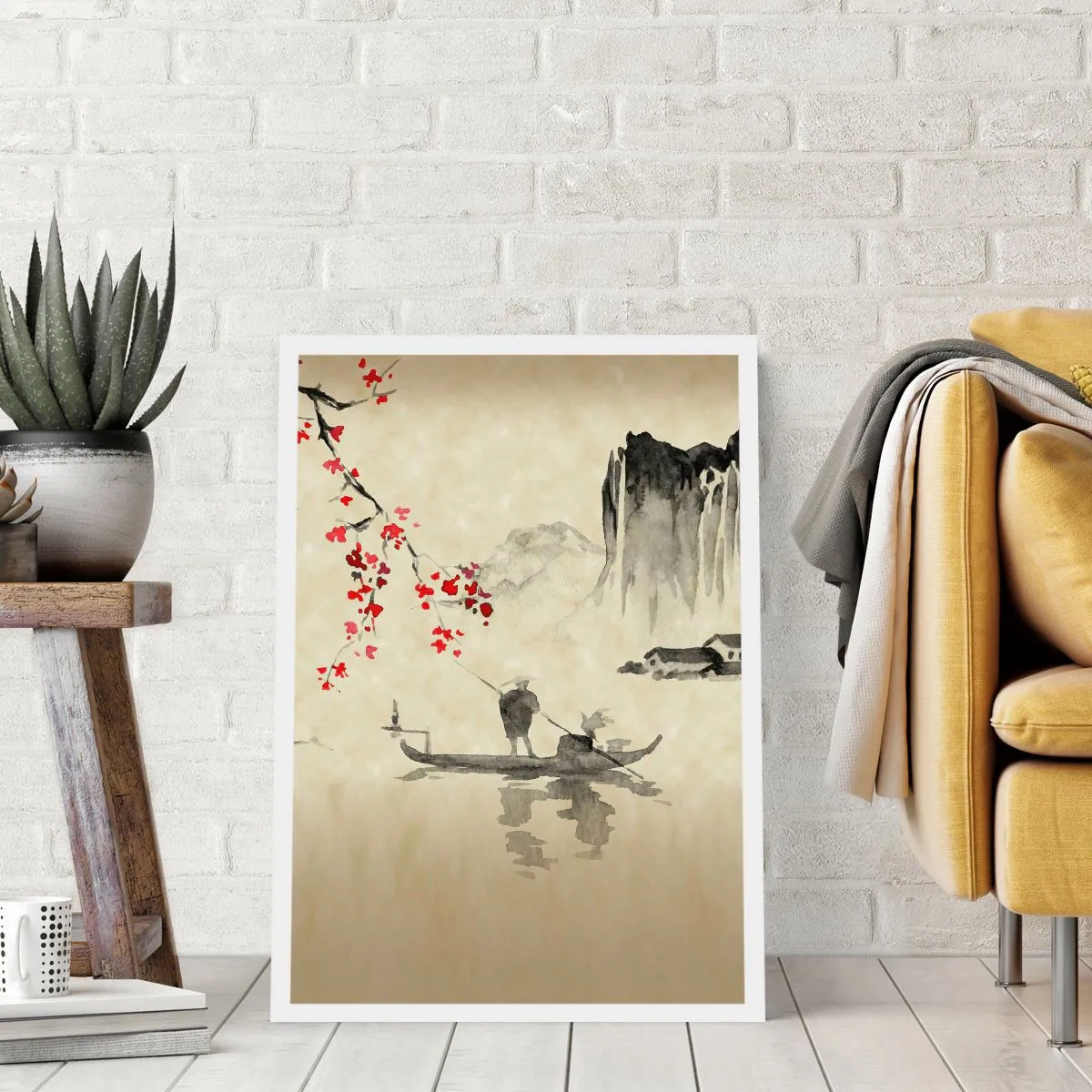 Plakat - I kirsebærblomsternes land - 70x100 cm