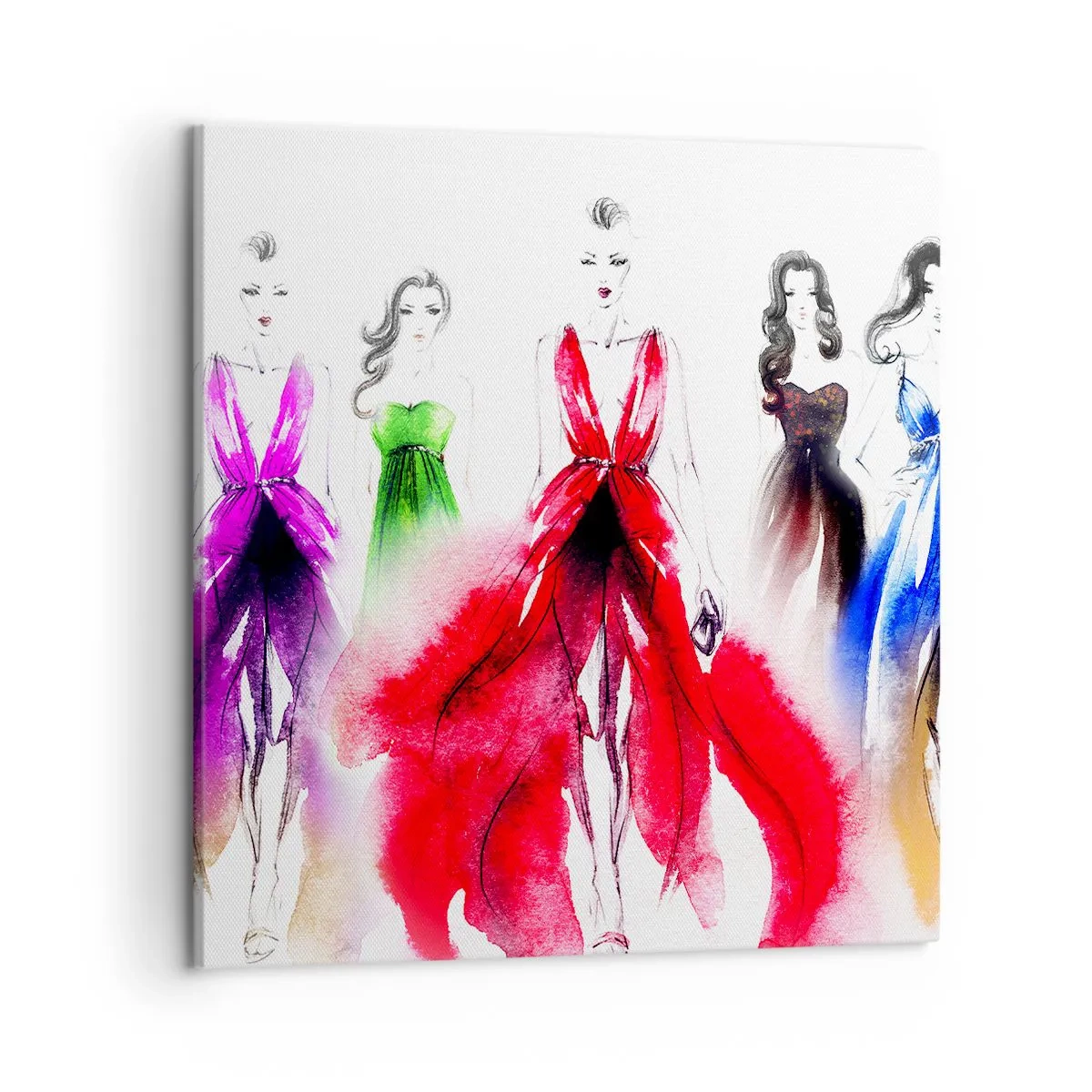 Lærredstryk - Billede på lærred - Stemninger til outfits - 50x50 cm