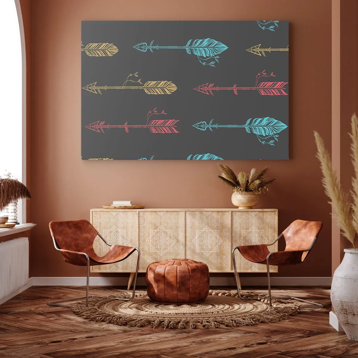 Lærredstryk - Billede på lærred - For at - 120x80 cm