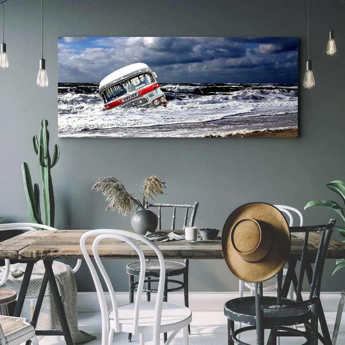 Lærredstryk - Billede på lærred - Og hvad er du overrasket over? - 140x50 cm