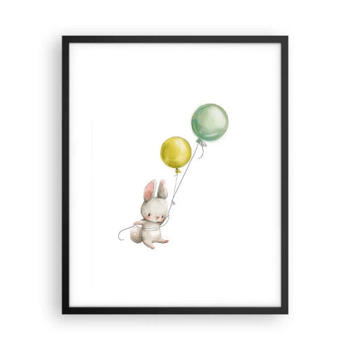 Plakat i sort ramme - Jeg vil også anbefale den! - 40x50 cm