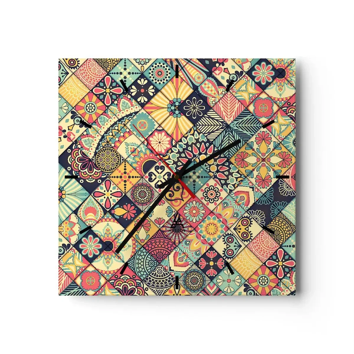Vægur, Uret - Marokkansk stemning - 30x30 cm