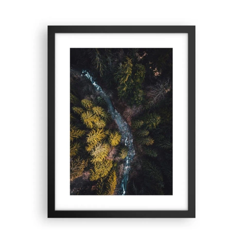 Plakat i sort ramme - Hurtigt, stadig hurtigere - 30x40 cm