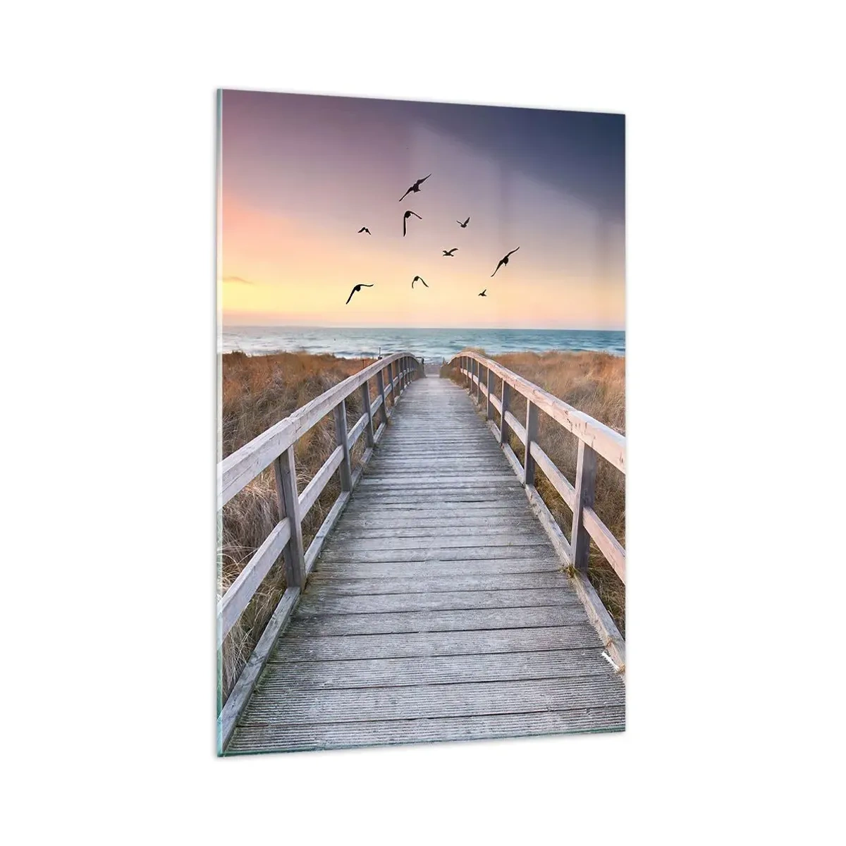 Billede på glas - Rummet med højder - 80x120 cm