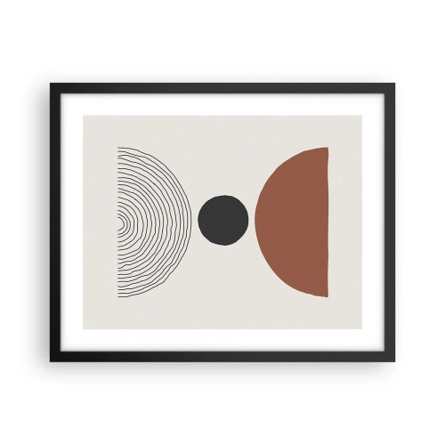 Plakat i sort ramme - I rampelyset - 50x40 cm