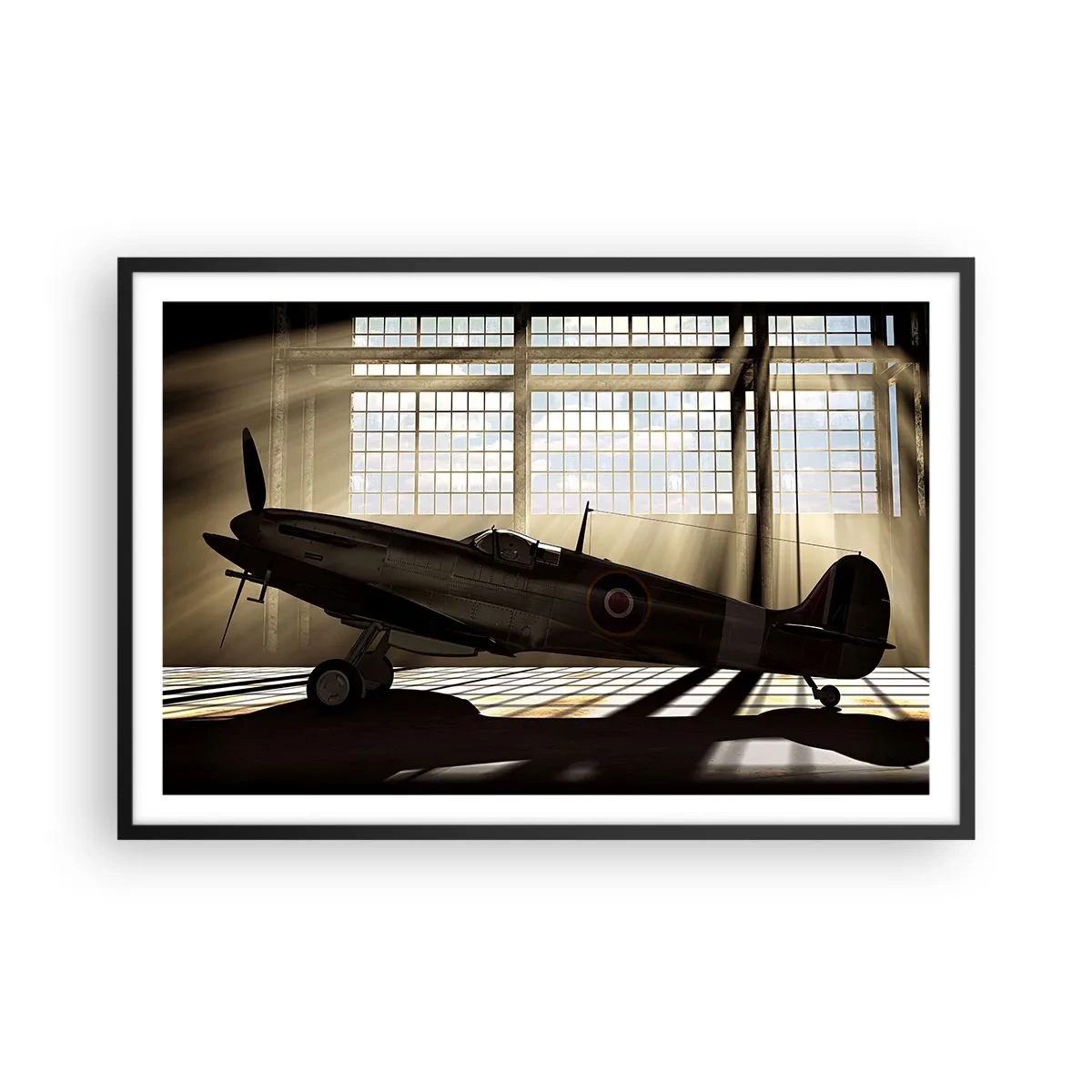 Plakat i sort ramme - Resten af krigeren - 91x61 cm