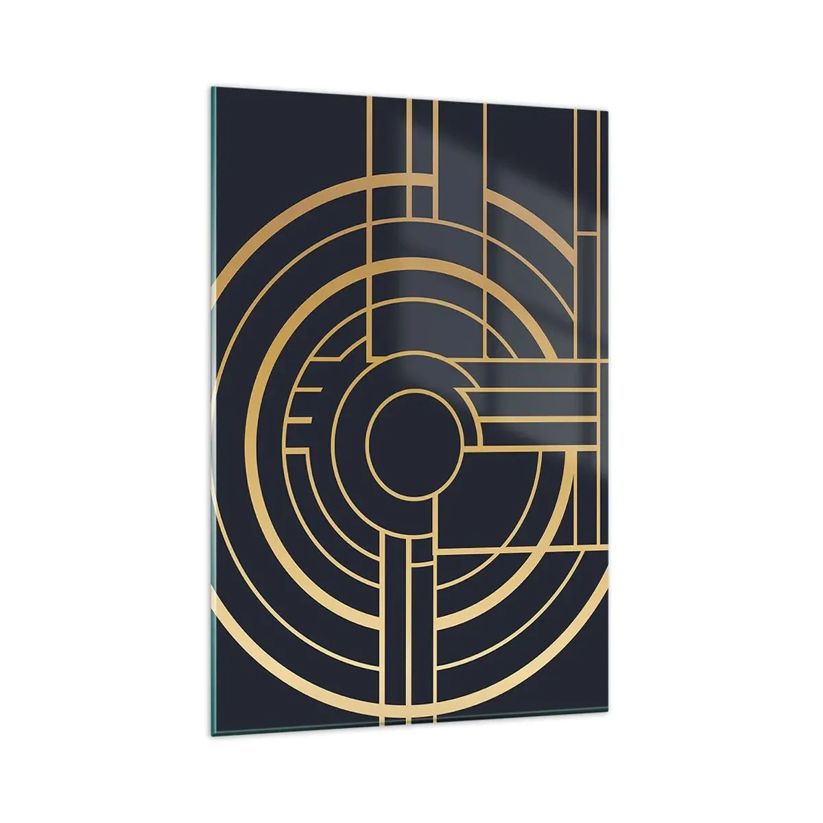 Billede på glas - At vende tingene på hovedet - 80x120 cm