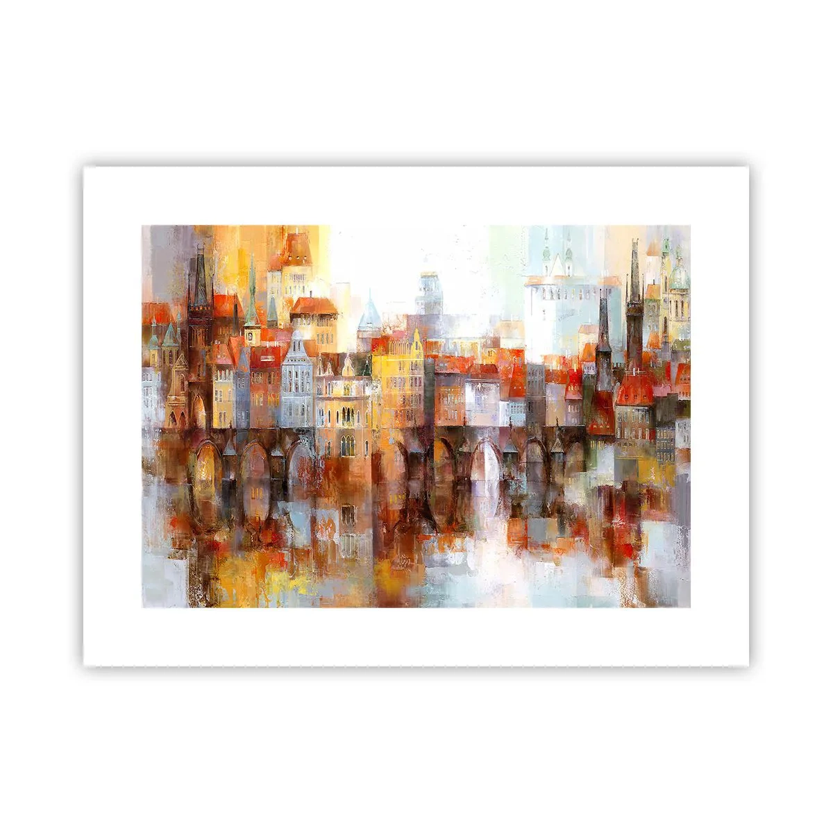 Plakat - Under broen også smuk - 40x30 cm