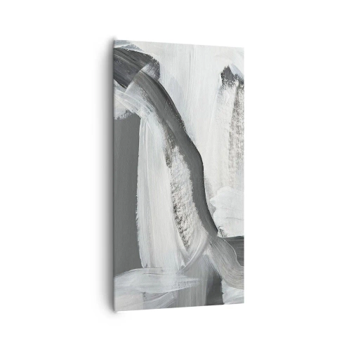 Lærredstryk - Billede på lærred - Med beslutsom bevægelse - 65x120 cm