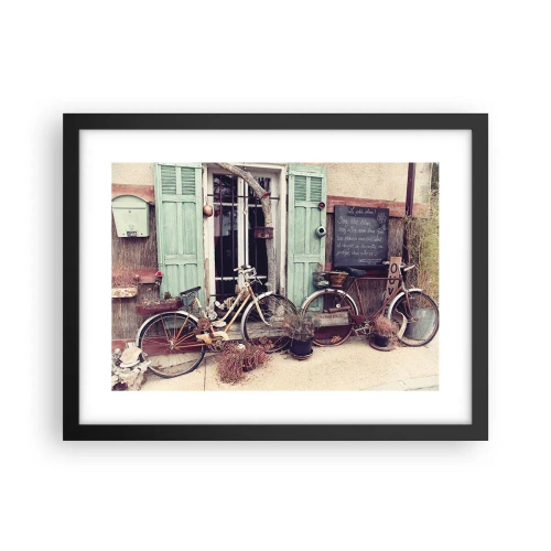 Plakat i sort ramme - Længe leve provinsen - 40x30 cm