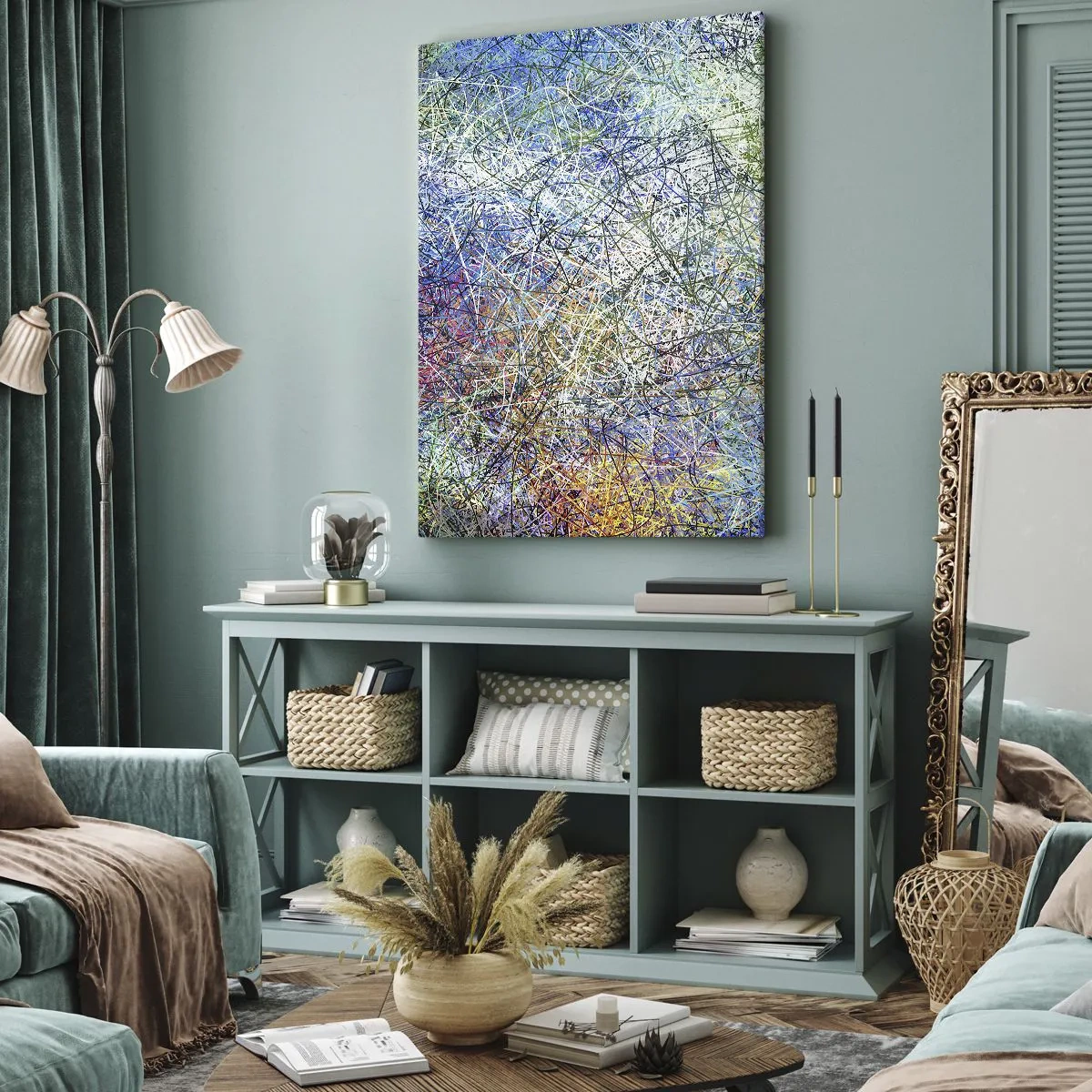 Lærredstryk - Billede på lærred - Så enkelt er det ikke - 50x70 cm