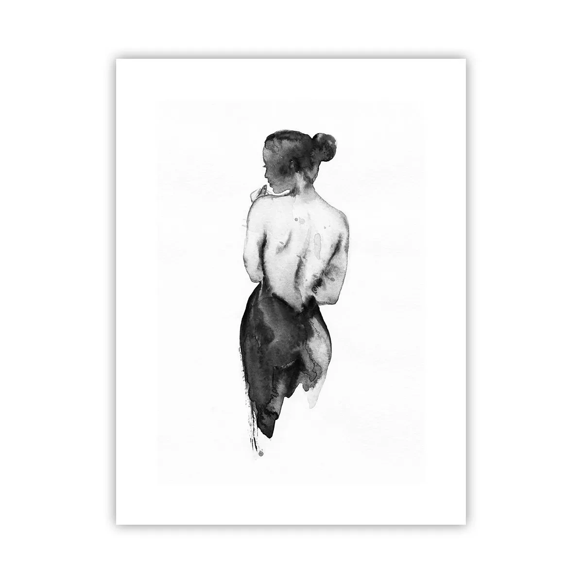 Plakat - Med hende forsvinder verden - 30x40 cm
