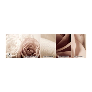 Fototapet Prøve Standard Eco - I rosens hjerte - Roser, Blomster, Romantisk - 100x30 cm