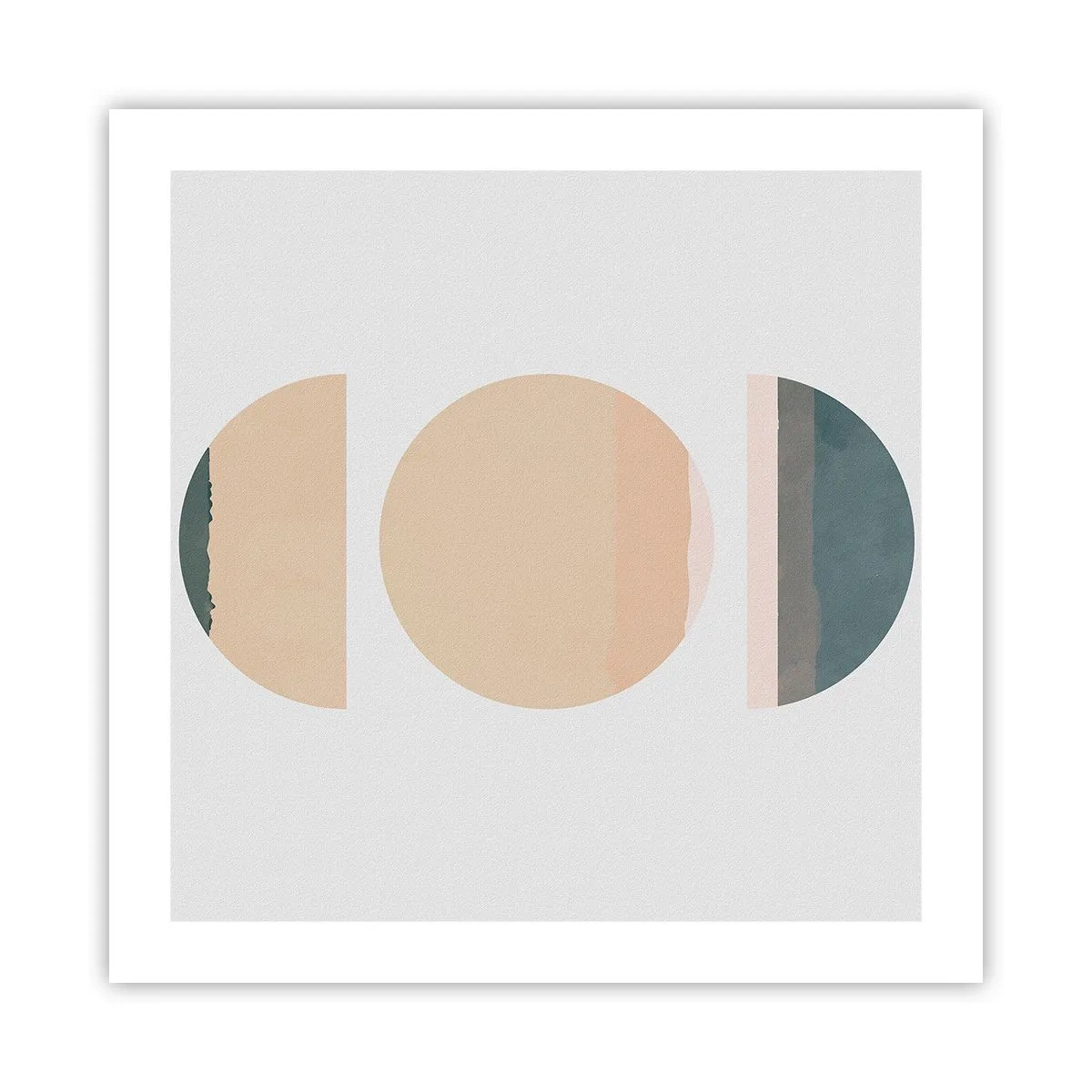 Plakat - Hjul for hjul - 50x50 cm