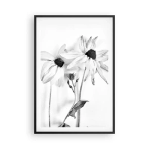 Plakat i sort ramme - Ingen ønsker at være alene - 61x91 cm