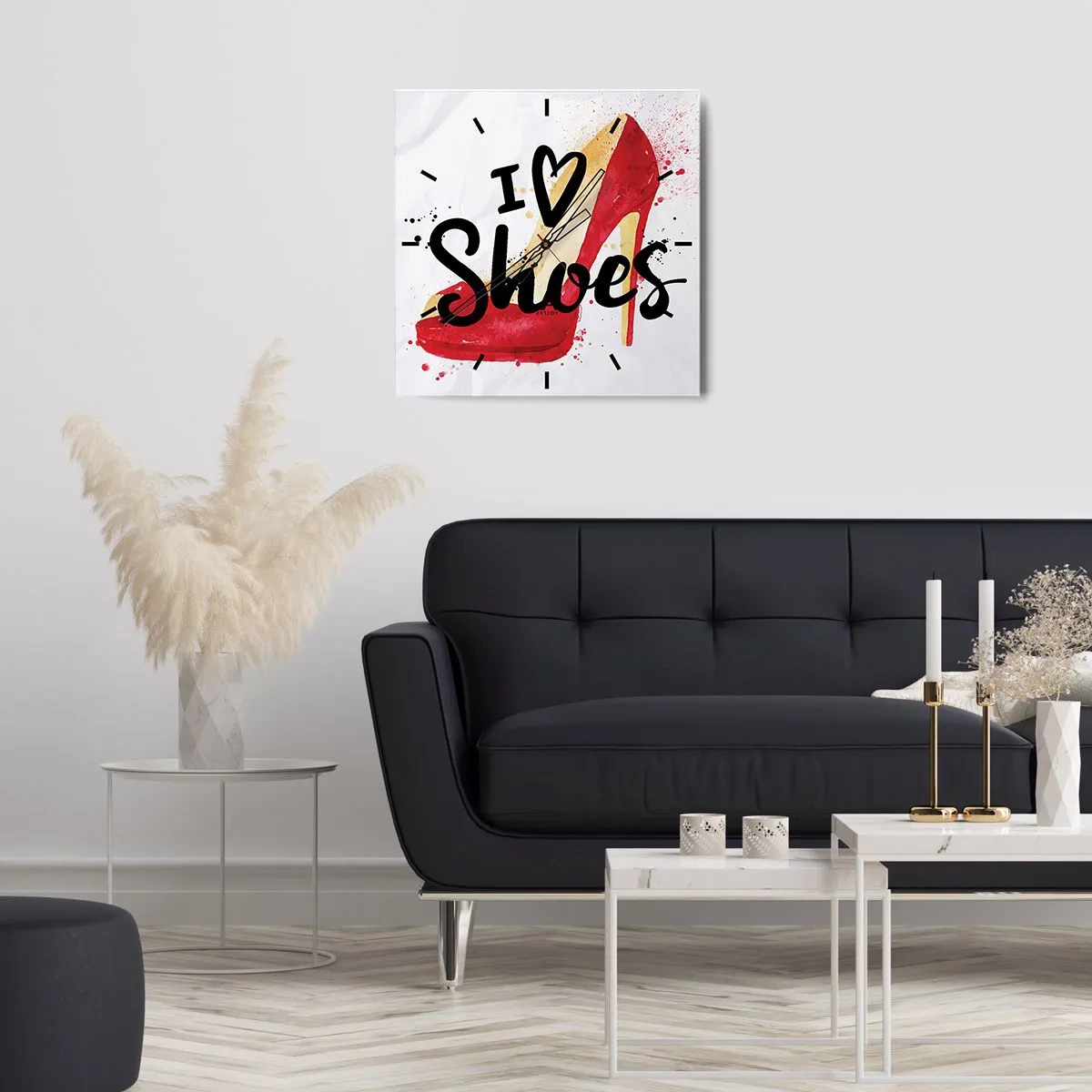 Vægur, Uret - Kærlighed har mere end ét navn - 40x40 cm