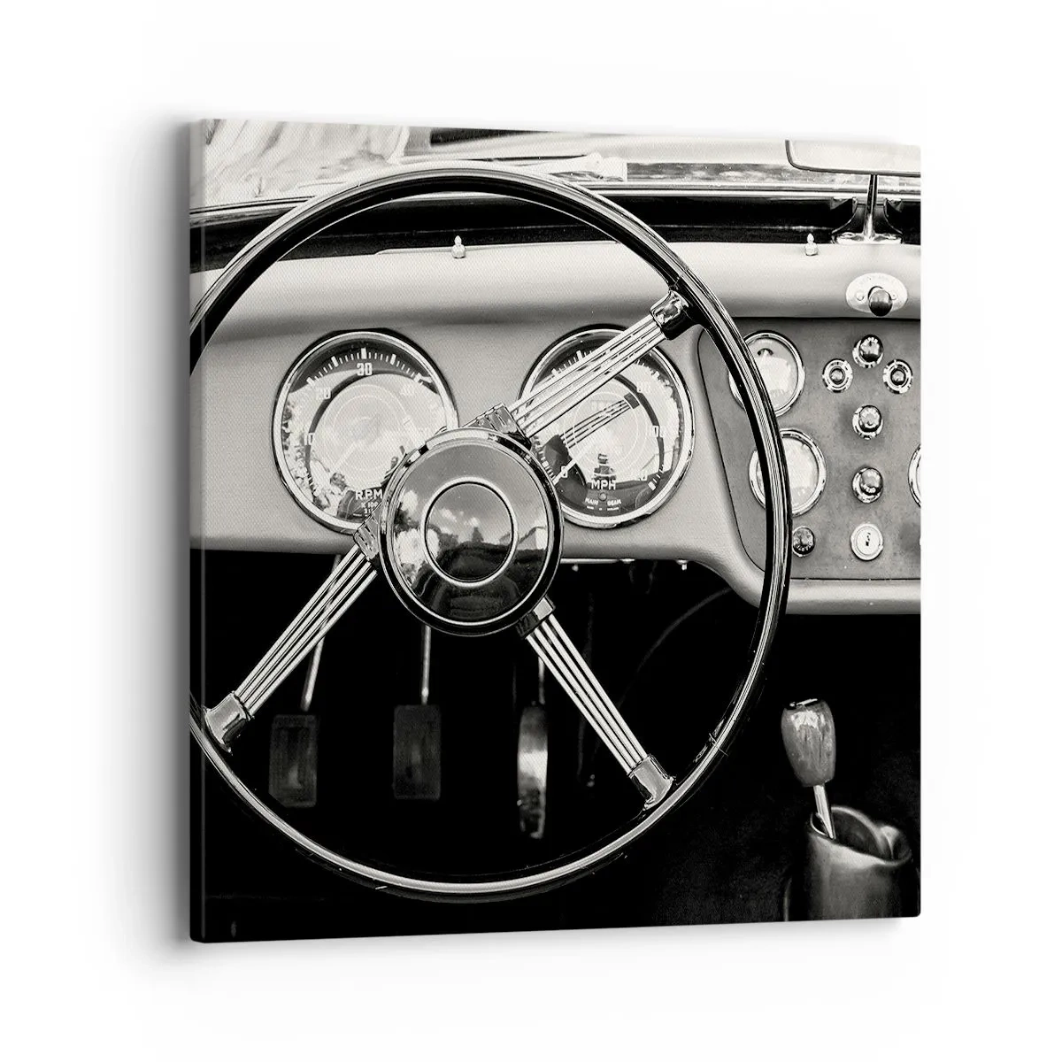 Lærredstryk - Billede på lærred - En drøm for samlere - 40x40 cm