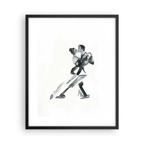 Plakat i sort ramme - I én rytme - 40x50 cm