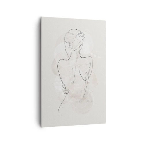 Lærredstryk - Billede på lærred - Som et følsomt instrument - 80x120 cm