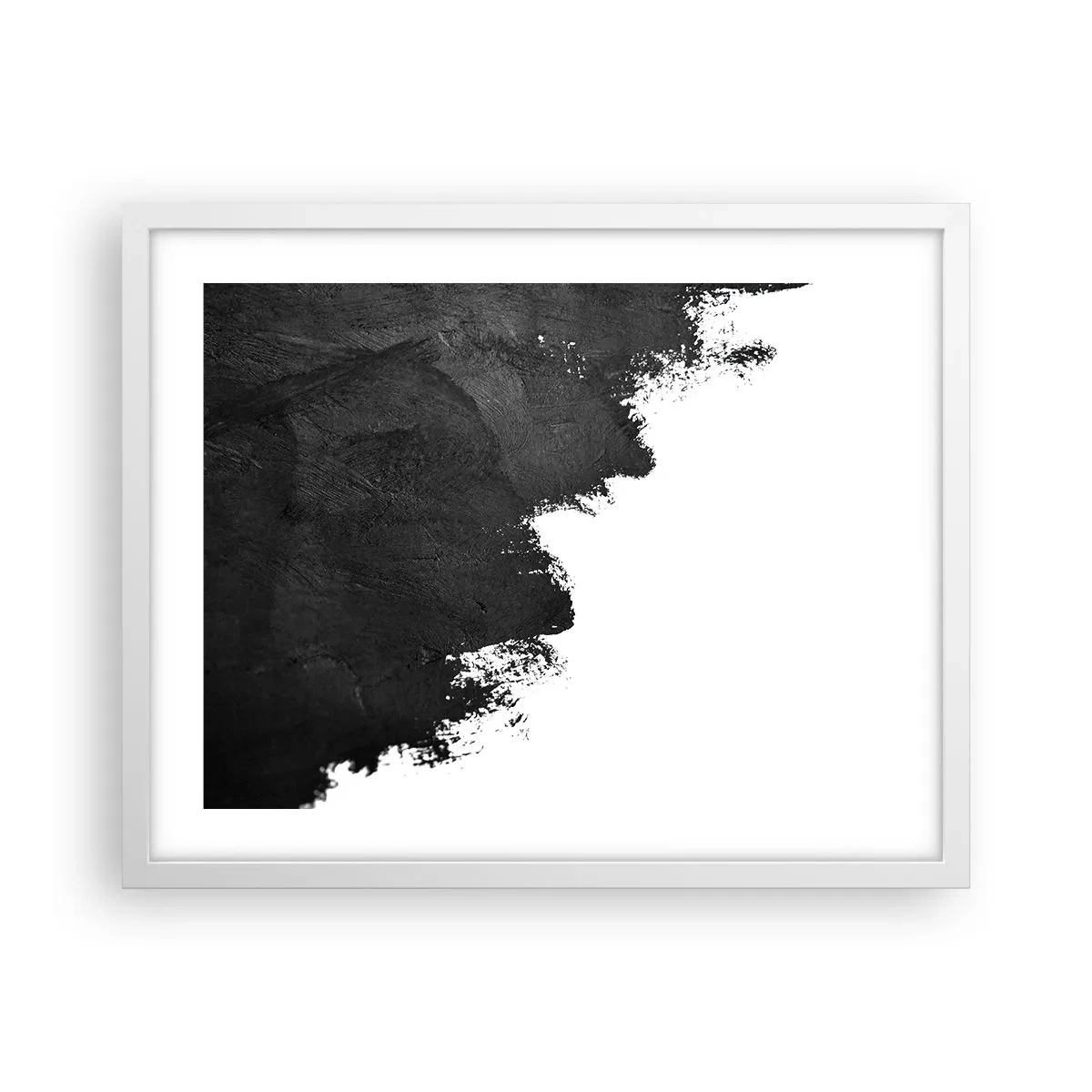 Plakat i hvid ramme - Elementer: jord - 50x40 cm