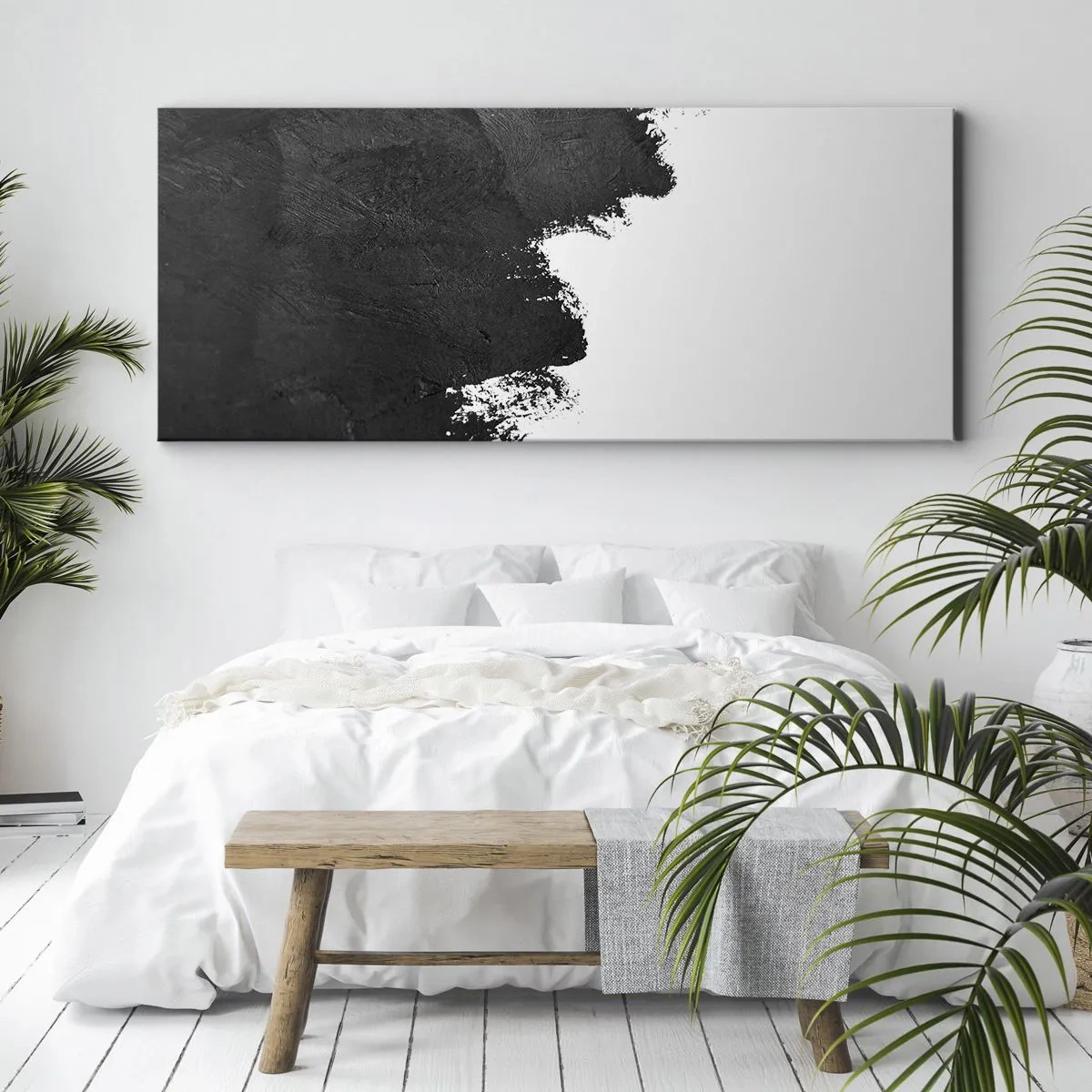 Lærredstryk - Billede på lærred - Elementer: jord - 100x40 cm
