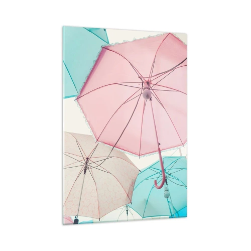 Billede på glas - Nogle gange solskin, andre gange regn - 50x70 cm