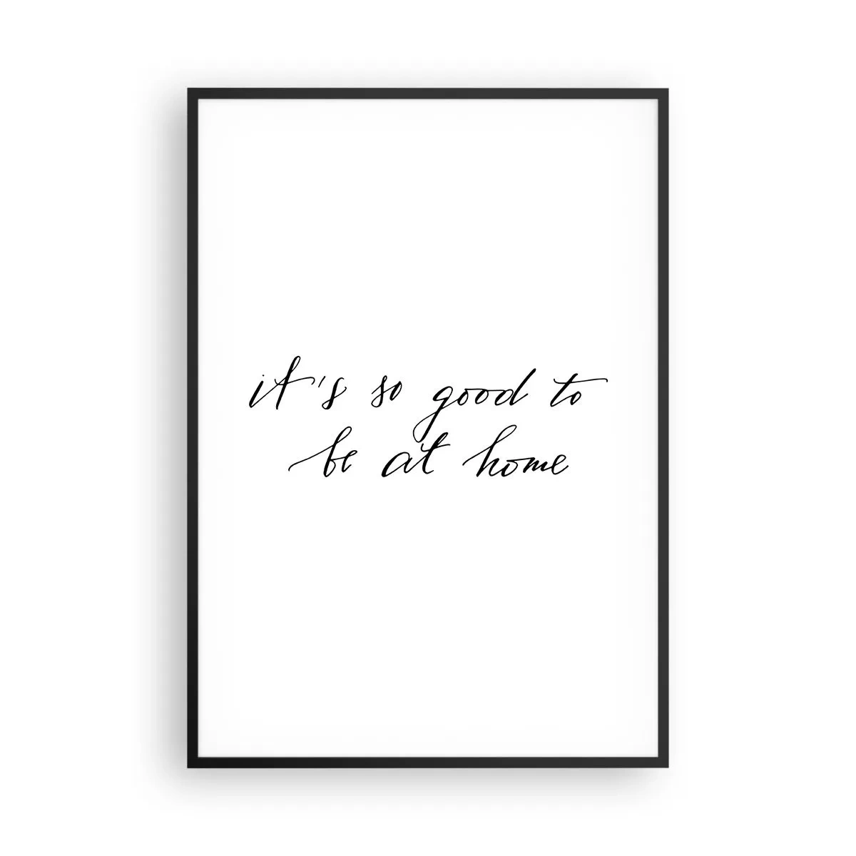 Plakat i sort ramme - Hele sandheden - 70x100 cm