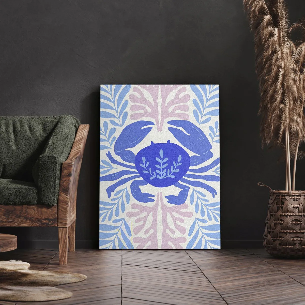 Lærredstryk - Billede på lærred - Som en havblomst - 50x70 cm