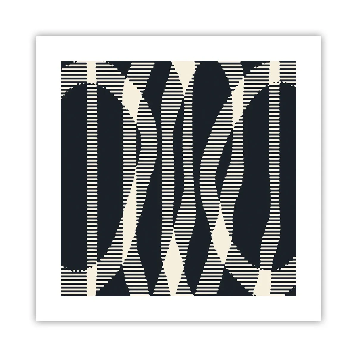 Plakat - Forsøg på at bryde igennem mørket - 40x40 cm
