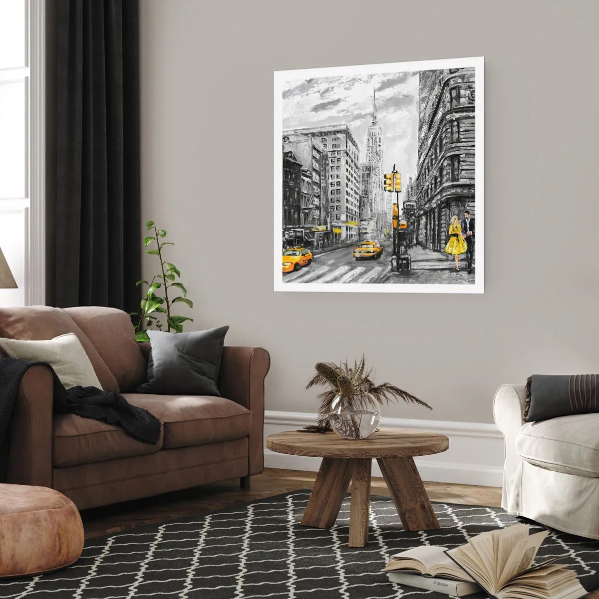 Plakat - En fortælling fra New York - 60x60 cm