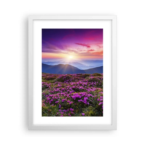 Plakat i hvid ramme - Urter duftede friske bundter fra niw - 30x40 cm