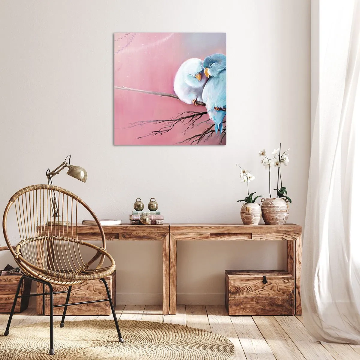 Lærredstryk - Billede på lærred - Hvad er der at tilføje?.... - 30x30 cm