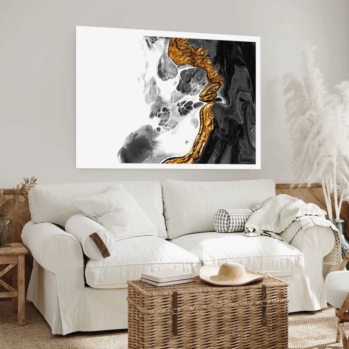 Plakat - Organisk sammensætning - 50x40 cm