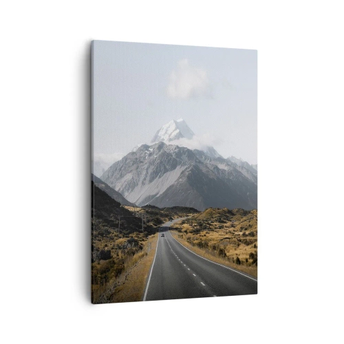 Lærredstryk - Billede på lærred - Vejen til hjerte - 50x70 cm