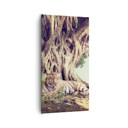 Lærredstryk - Billede på lærred - Udsigt fra Første Mosebog - 65x120 cm