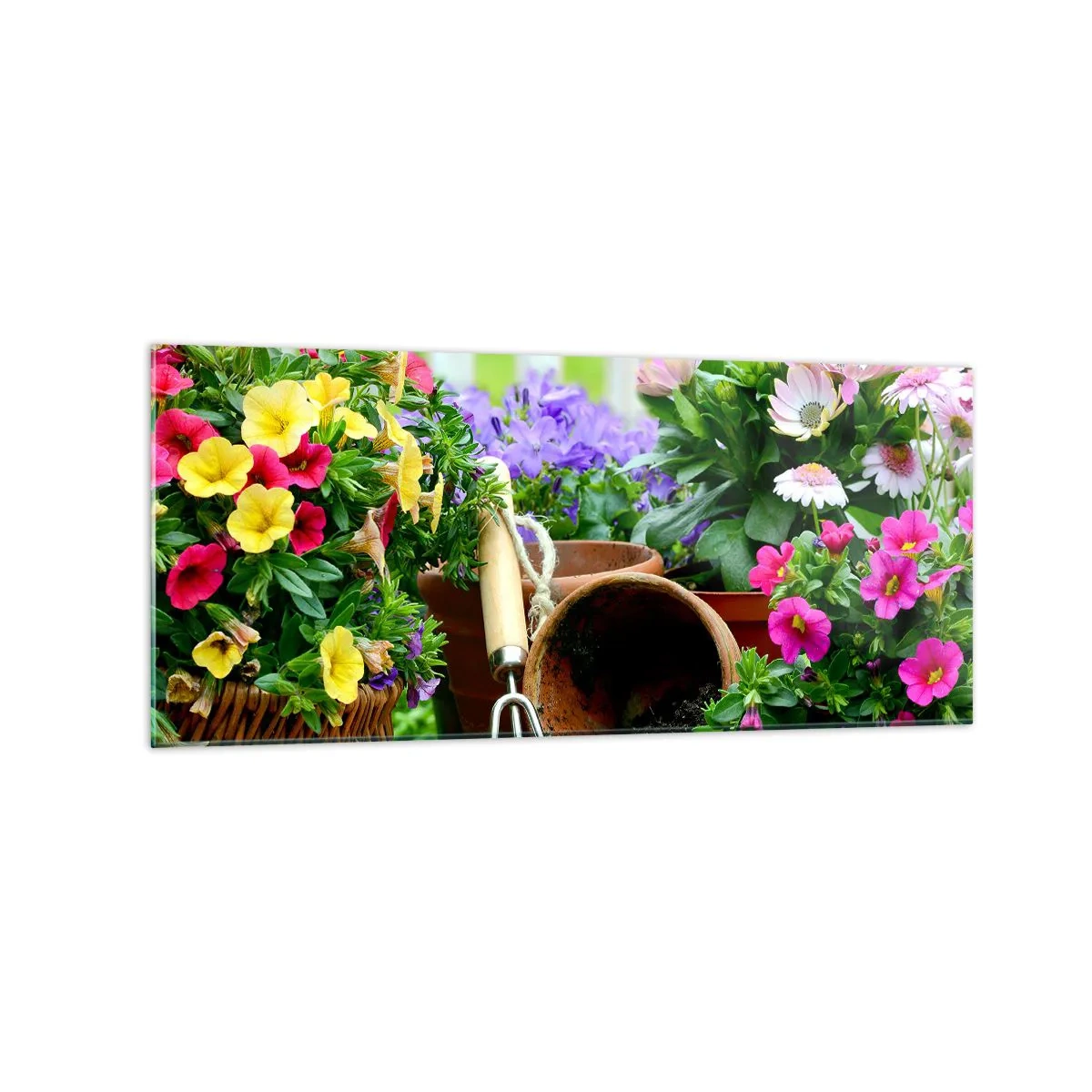 Billede på glas - Zosias have - 120x50 cm