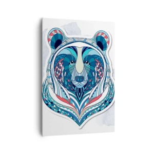 Lærredstryk - Billede på lærred - Eviva Grønland! - 70x100 cm