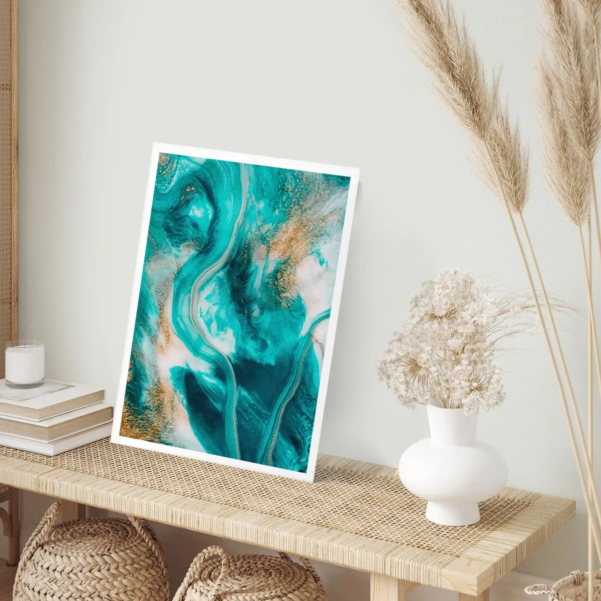 Plakat - Flod af guld - 70x100 cm