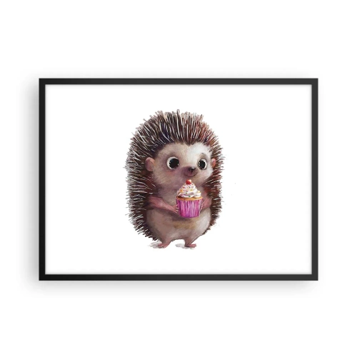 Plakat i sort ramme - Fejring er hver dag - 70x50 cm
