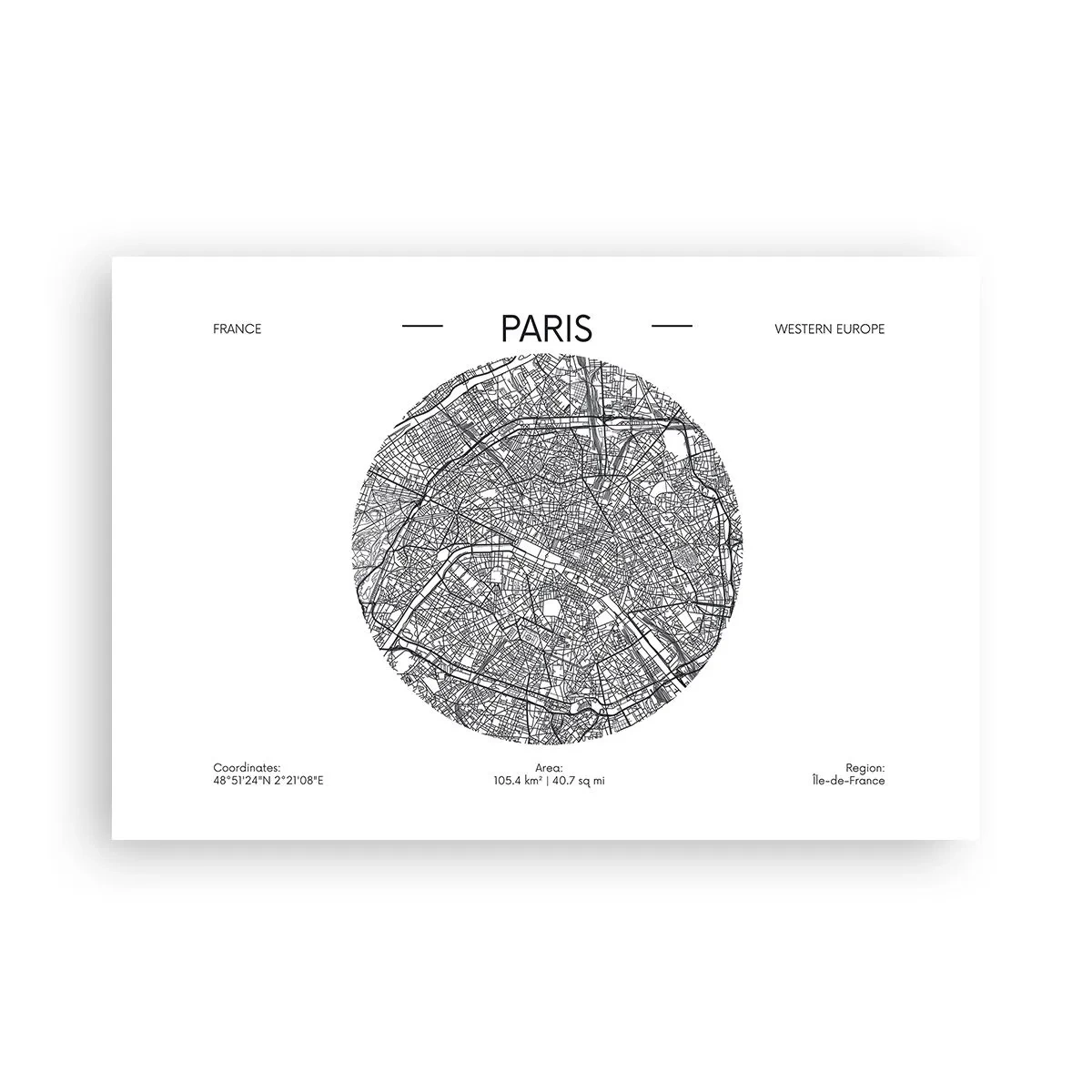 Plakat - Paris' anatomi - 91x61 cm