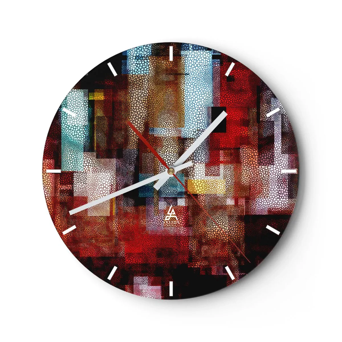 Vægur, Uret - Forvirring med forvirring - 40x40 cm