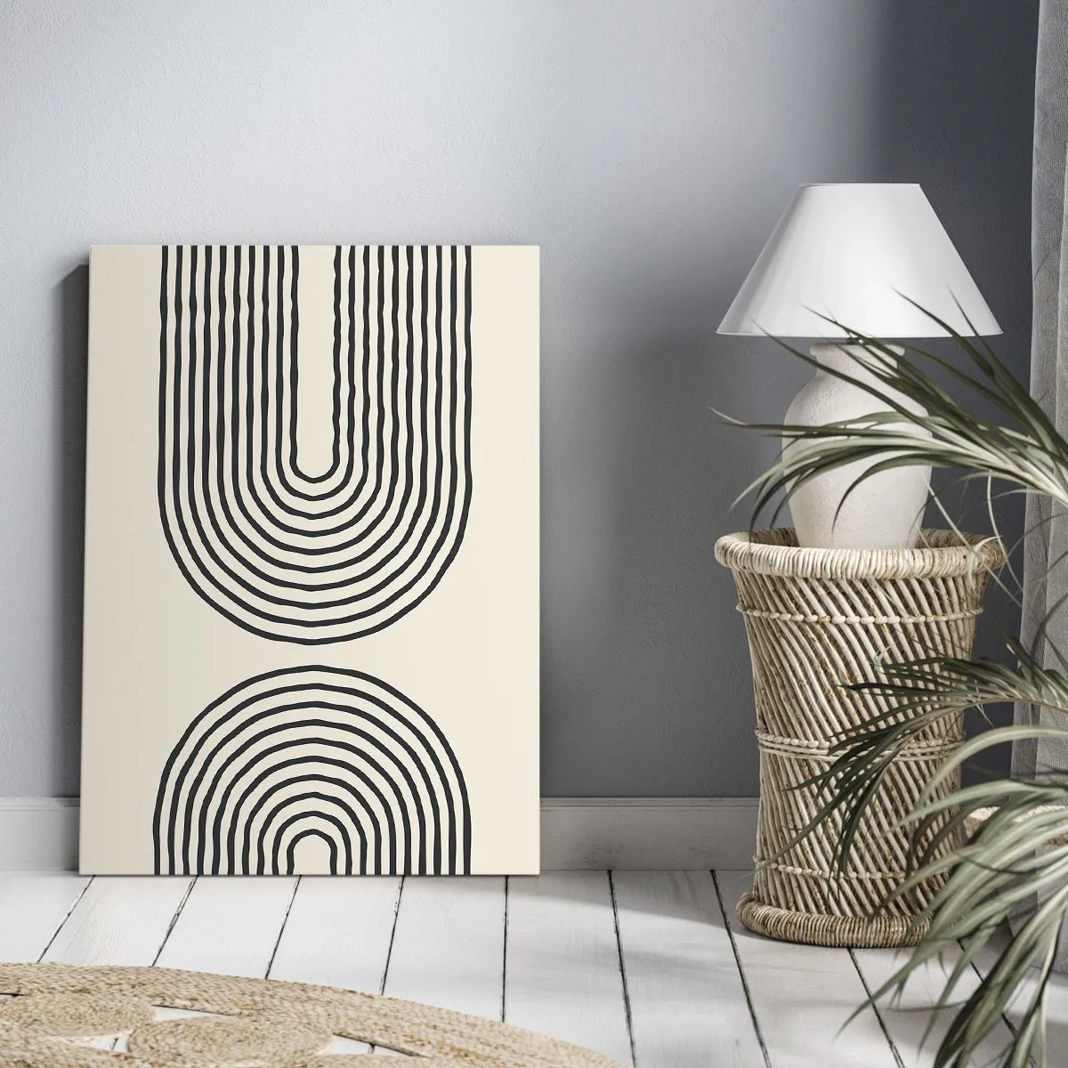 Lærredstryk - Billede på lærred - Kommer snart... - 50x70 cm