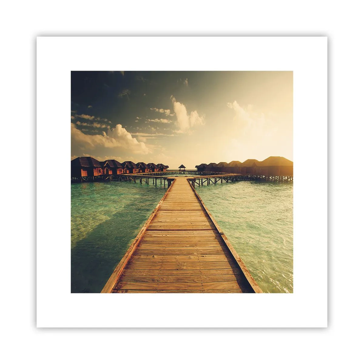 Plakat - En varm invitation - 30x30 cm