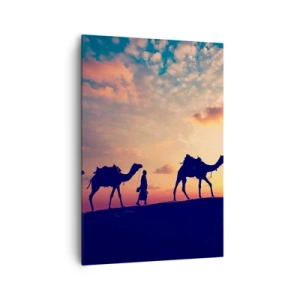 Lærredstryk - Billede på lærred - Orientens mystiske ånd - 70x100 cm