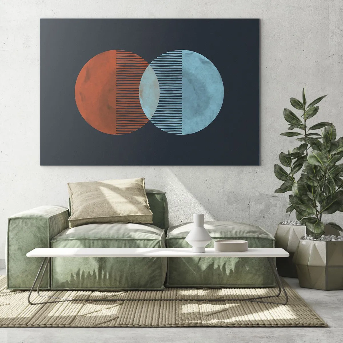 Billede på glas - Astronomisk fantasi - 70x50 cm