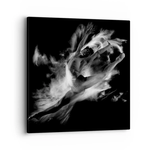 Lærredstryk - Billede på lærred - Stoppet under flyvning - 40x40 cm