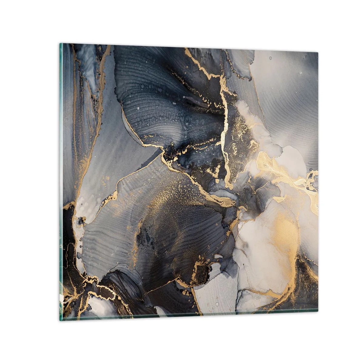 Billede på glas - Livet af sten - 30x30 cm