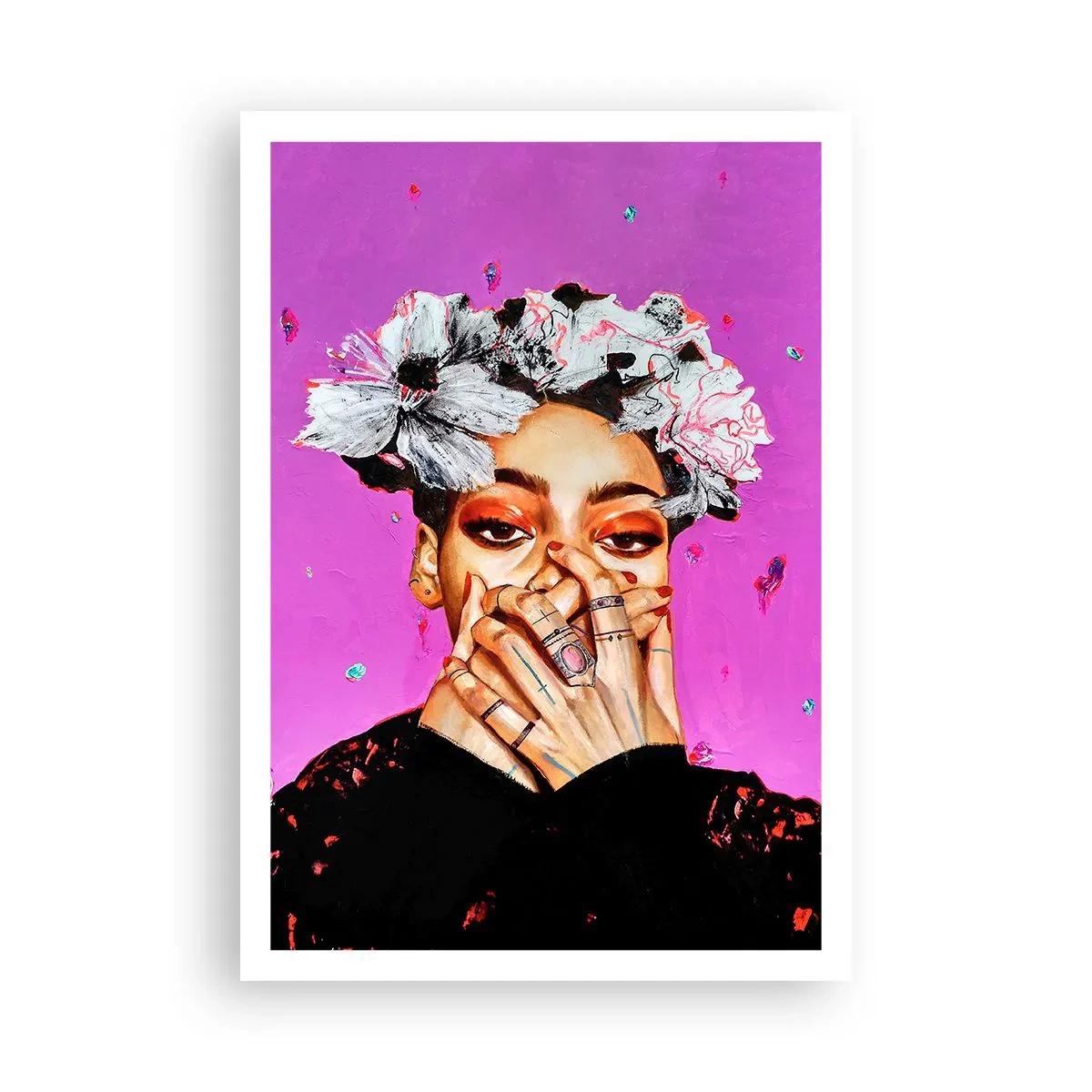 Plakat - En smule skør - 70x100 cm