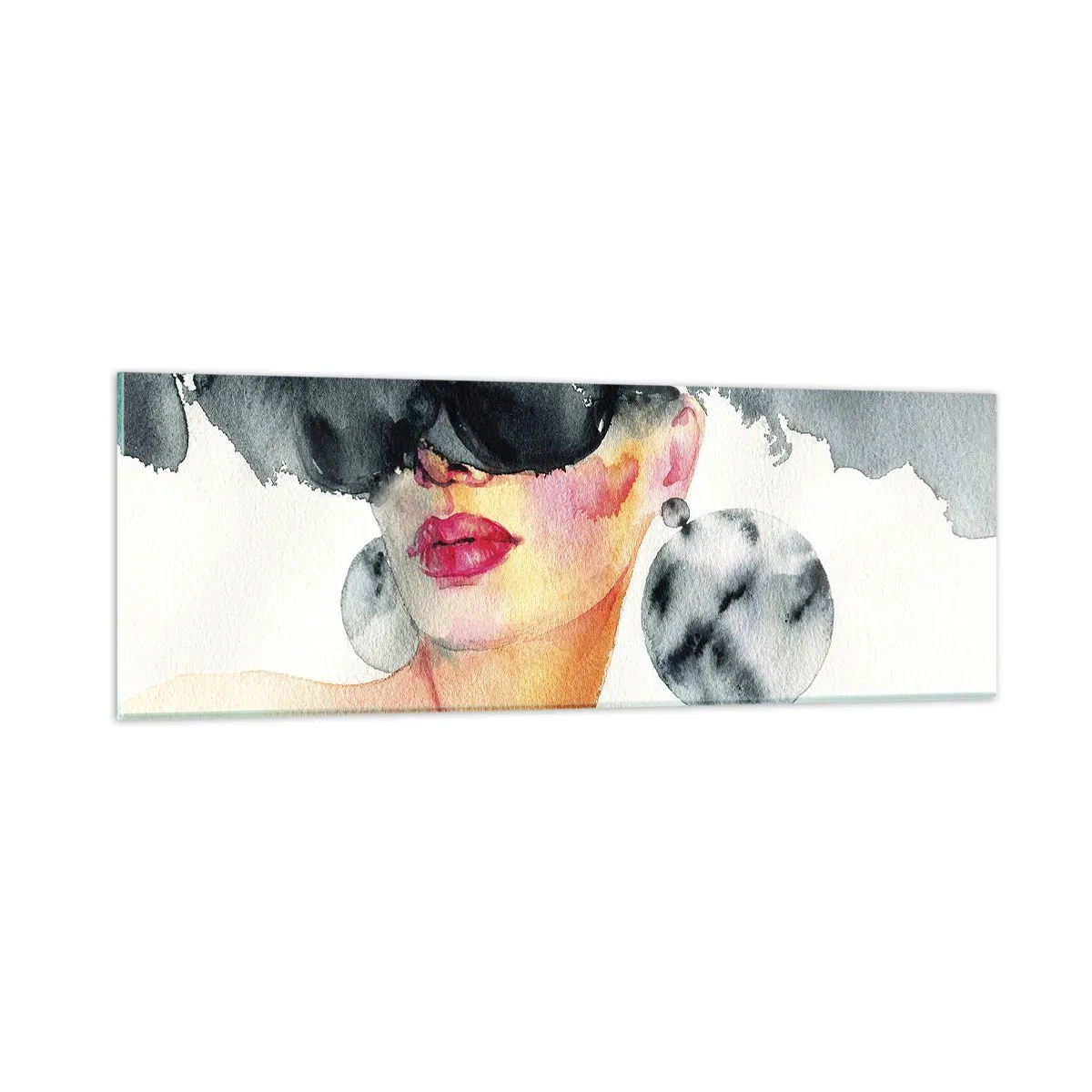 Billede på glas - Hemmeligheden bag elegance - 90x30 cm