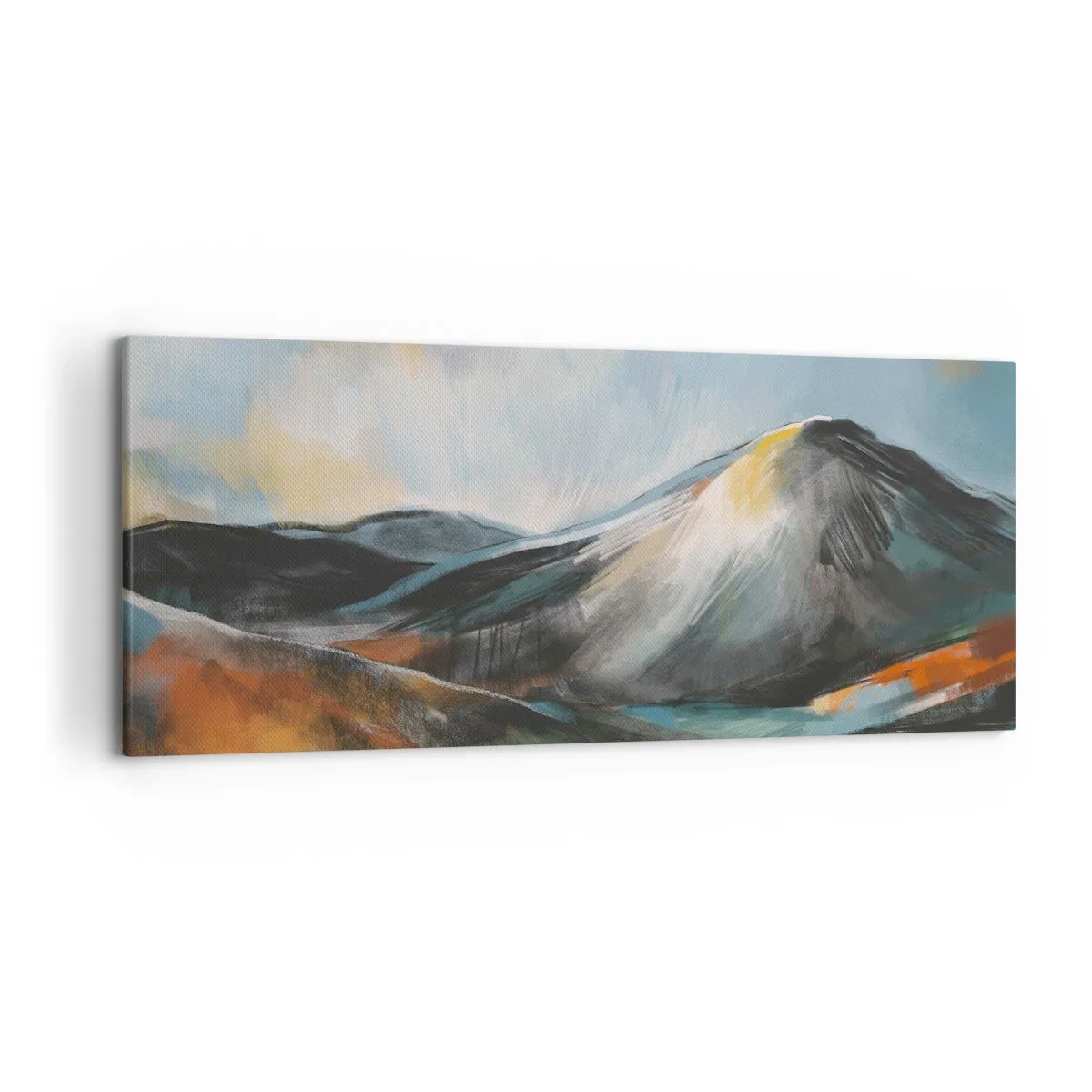 Lærredstryk - Billede på lærred - Rå og smuk - 120x50 cm